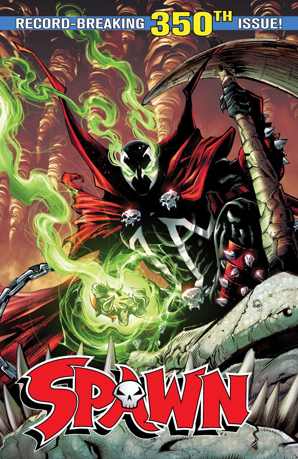 Spawn 350: A Milestone Issue Set to Break Records