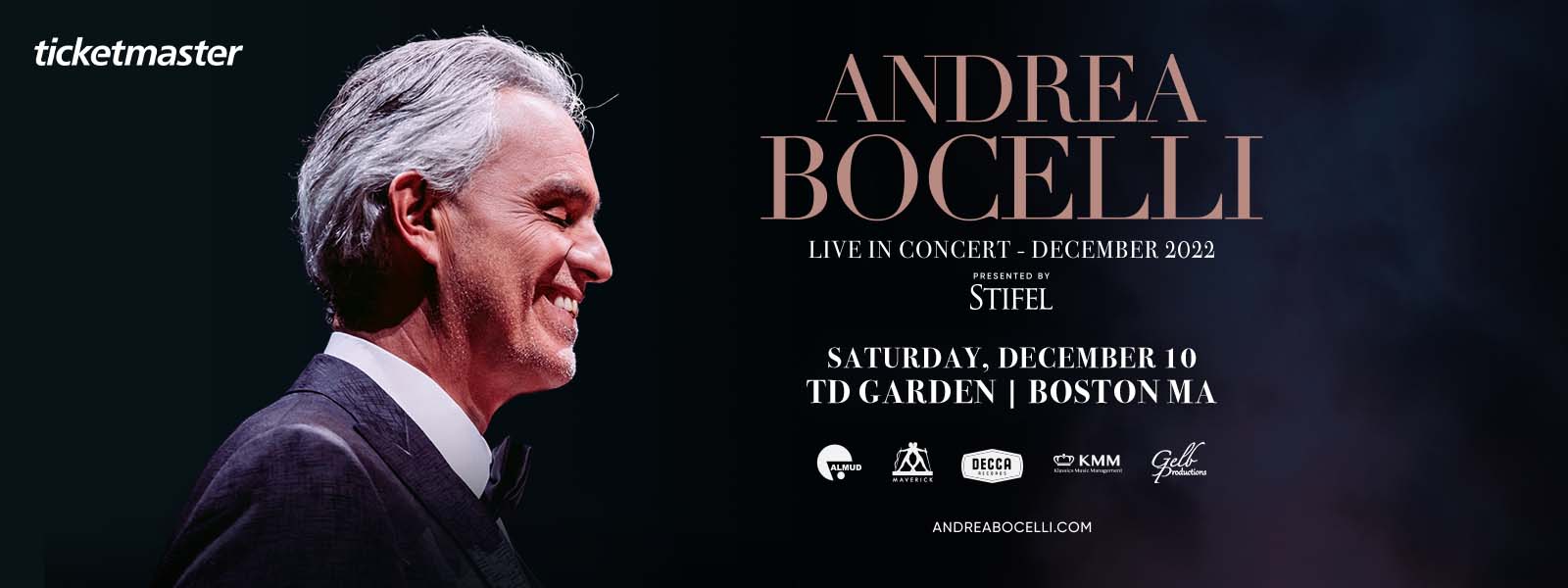 Andrea Bocelli Returns to Boston in 2024 – Secure Your Tickets for an Unforgettable Night
