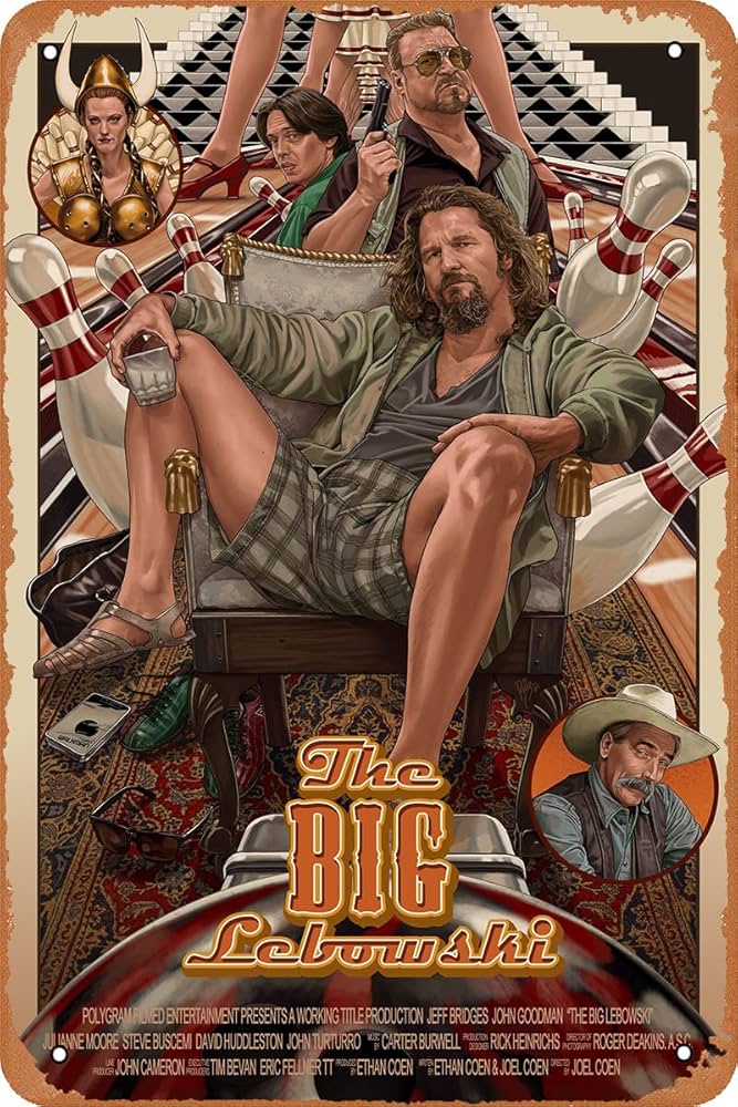 Vintage The Big Lebowski Posters: Classic Movie Decor for Fans