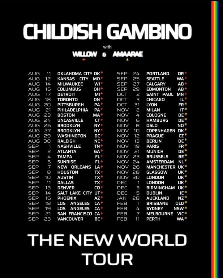 How to Get Childish Gambino Artist Presale Codes for The New World Tour