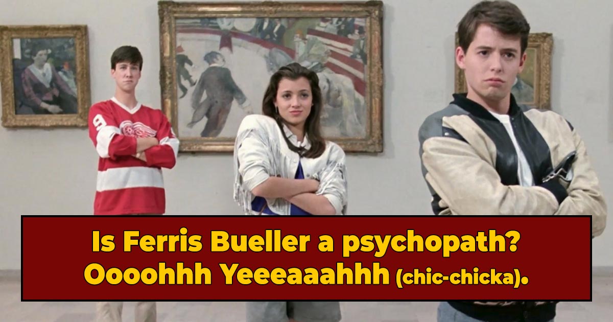 Is Ferris Bueller a Sociopath? Analyzing the Manipulative Charm of the Iconic Character