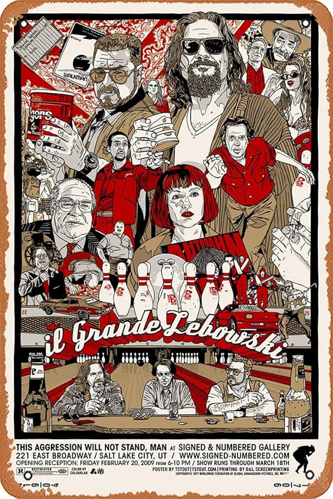 Vintage The Big Lebowski Posters: Classic Movie Decor for Fans