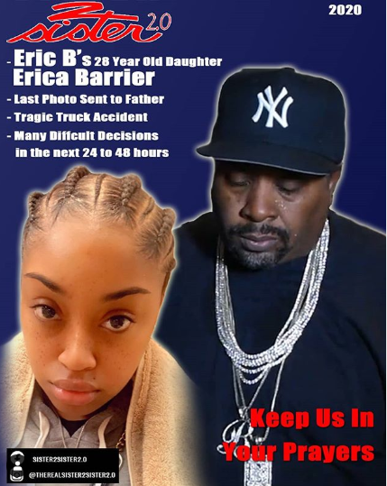 Erica Supreme Barrier, Daughter of Hip-Hop Legend Eric B., Dies in Tragic Car Crash
