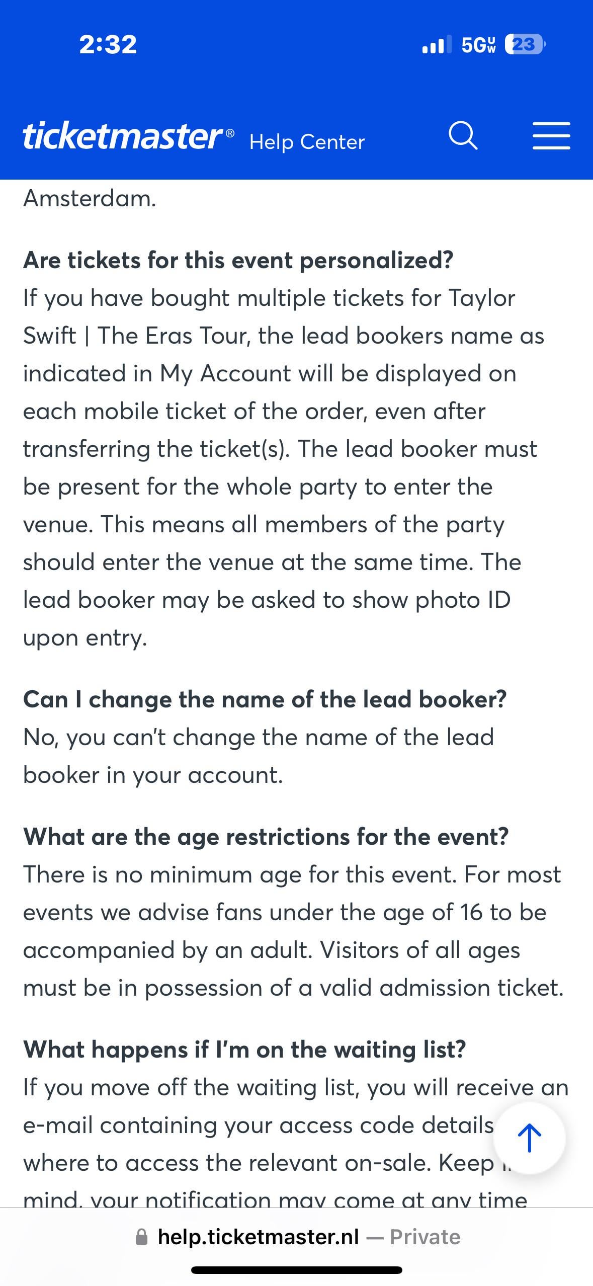 Get Taylor Swift Eras Tour Tickets in Amsterdam: Resale Options Explained