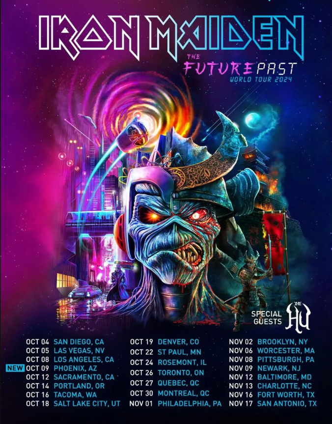 Iron Maiden Live in Seattle: 2024 Future Past Tour Highlights
