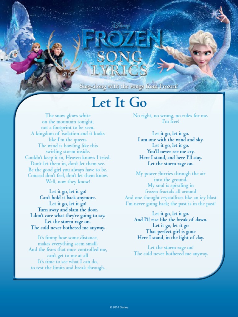 From Frozen Words: Discover Songs with Ice in the Lyrics
