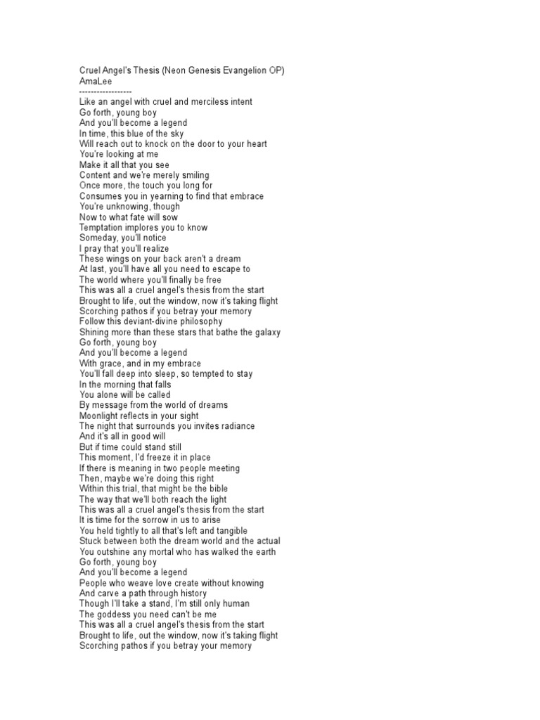 Unlocking the Secrets: Evangelion Opening Lyrics Deep Dive