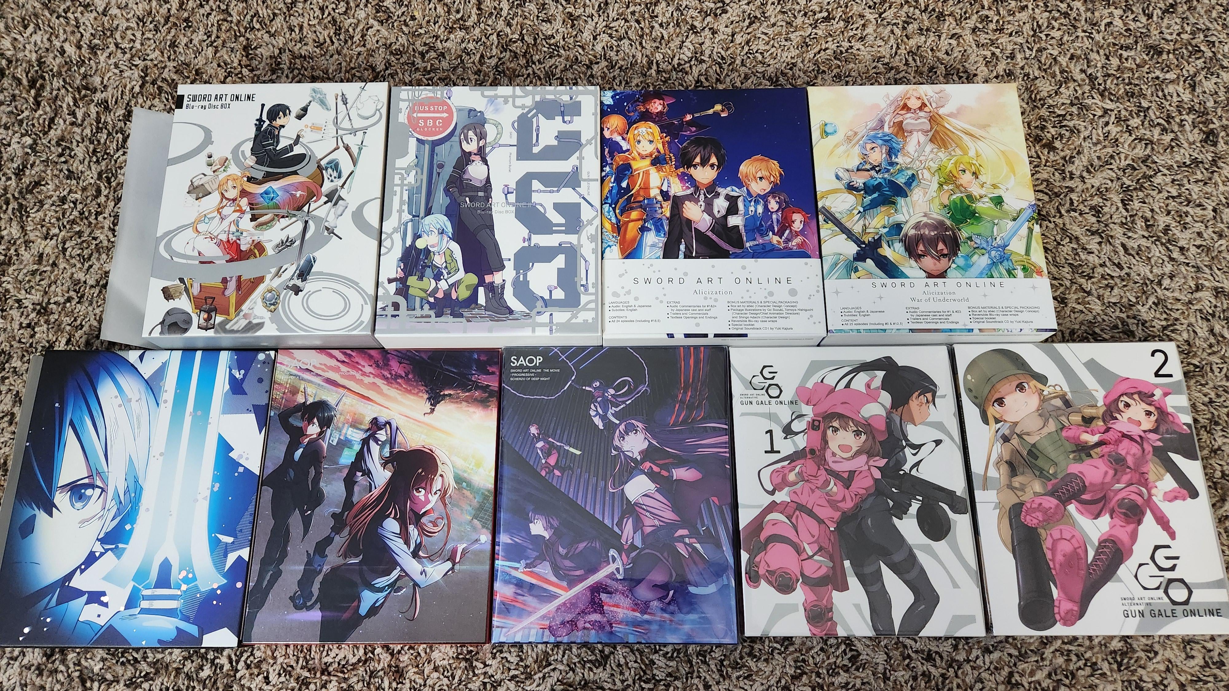 Get Your Sword Art Online Blu-ray Collection Started Now