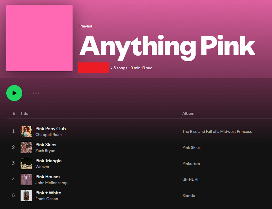 Songs with Pink in the Title Discover the Best Tracks with Pink